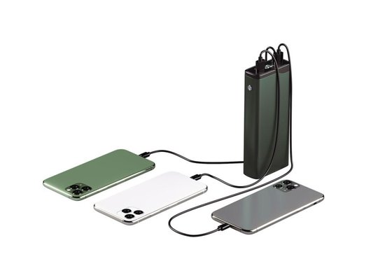 Внешний аккумулятор OLMIO QL-20, 20000mAh, gray